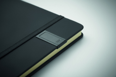 Лого трейд бизнес-подарки фото: A5 notebook w/ integrated USB