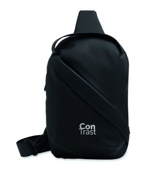 Лого трейд pекламные подарки фото: Cross chest bag in soft PU