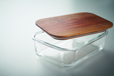 Логотрейд pекламные cувениры картинка: Glass lunch box 800ml