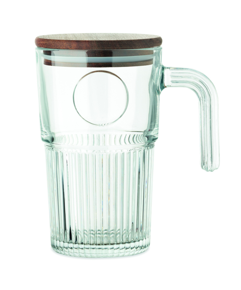 Логотрейд pекламные продукты картинка: Glass mug 450ml