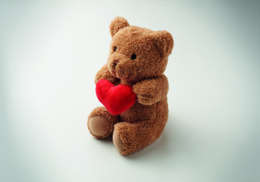 Логотрейд бизнес-подарки картинка: Teddy bear with heart 23cm