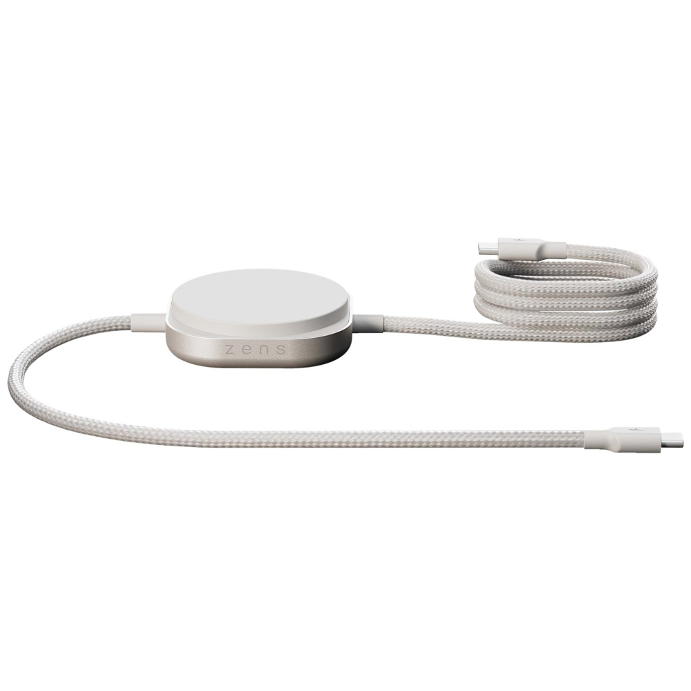 Лого трейд pекламные подарки фото: Зарядный кабель 2-в-1 Zens Pro 2 USB-C мощностью 240 Вт