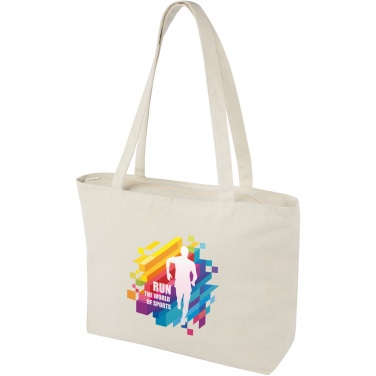 Logotrade kampanjprodukter bild: Ningbo 320 g/m² shoppingkasse med blixtlås 15L