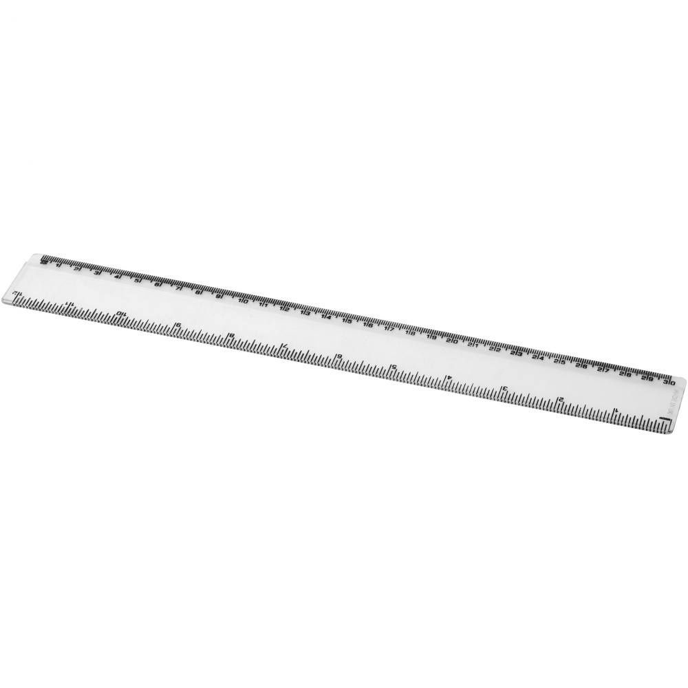 Logotrade profilprodukter bild: Renzo 30 cm plastlinjal