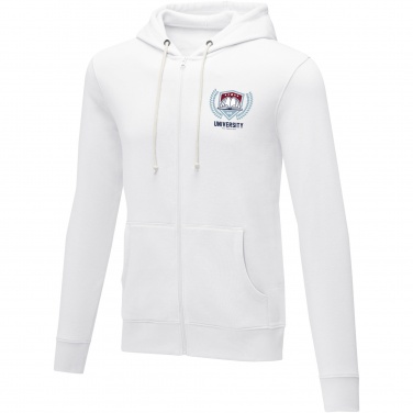 Logotrade presentreklam bild: Theron hoodie med dragkedja herr