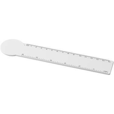 Logotrade reklamprodukter bild: Tait 15 cm cirkelformad linjal av återvunnen plast