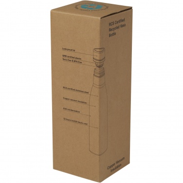 Logotrade kampanjprodukter bild: Vasa 500 ml RCS-certifierad flaska i återvunnet rostfritt stål, kopparvakuumisolerad