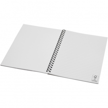 Logotrade reklamprodukter bild: Desk-Mate® A5 spiralbunden anteckningsbok i färg