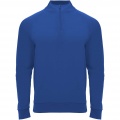 Epiro långärmad sweatshirt med kvartslång dragkedja för barn, Kungsblå