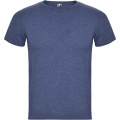 Fox kortärmad T-shirt för herr, Heather Denim Blå