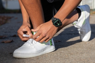 Logotrade presentreklam bild: Rund Fit watch RCS återvunnen TPU