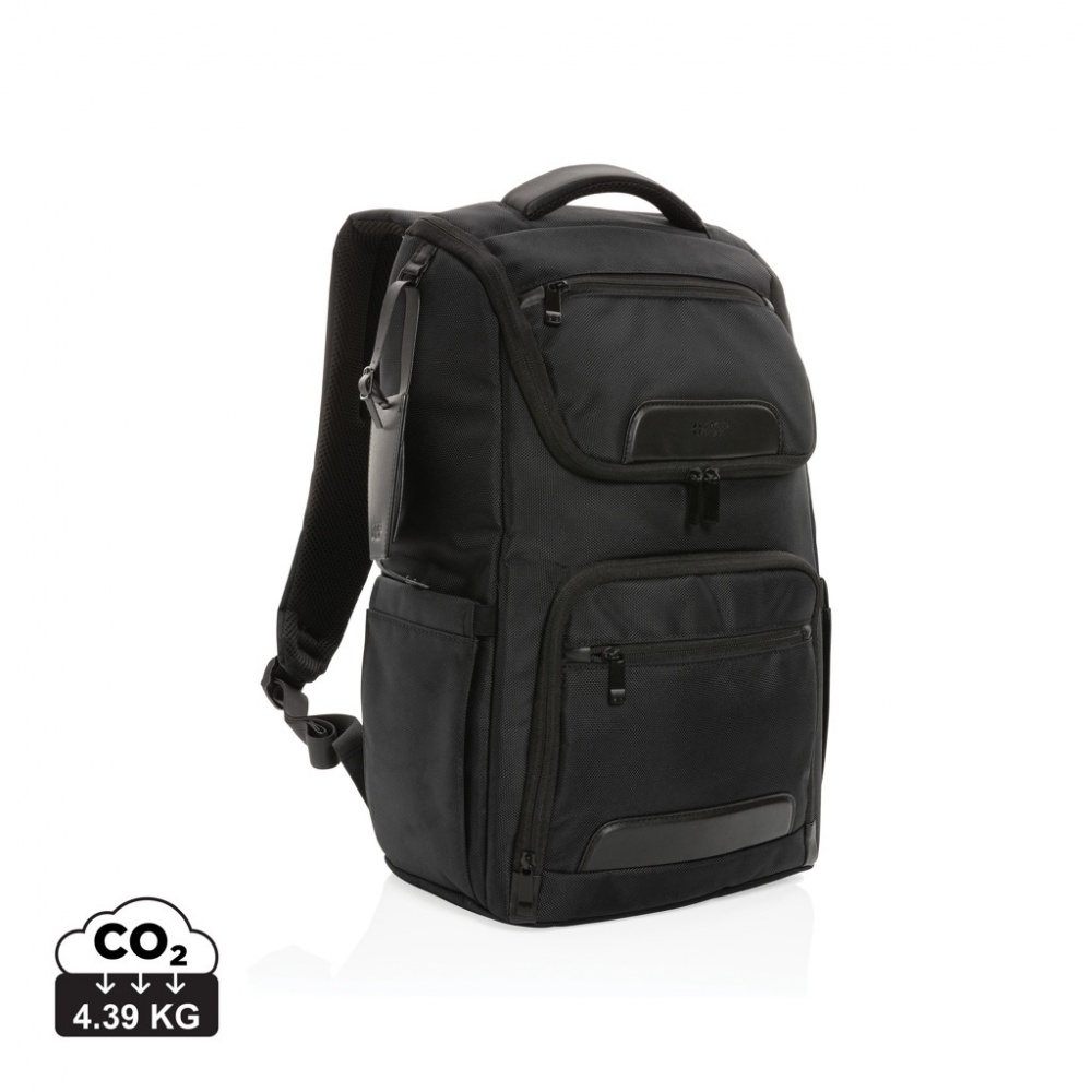 Logotrade profilreklam bild: Swiss Peak AWARE™ RPET Voyager 15.6" laptopryggsäck