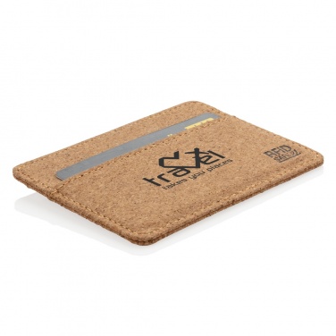 Logotrade presentreklam bild: Kork RFID plånbok