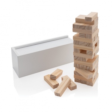 Logotrade profilreklam bild: Stapelspel i trä