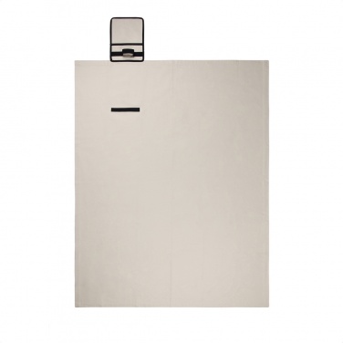 Logotrade profilprodukter bild: VINGA Volonne AWARE™ återvunnen canvas picknickpläd