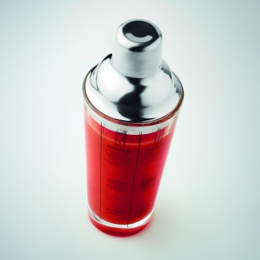 Logotrade profilreklam bild: Cocktailshaker i glas 400 ml