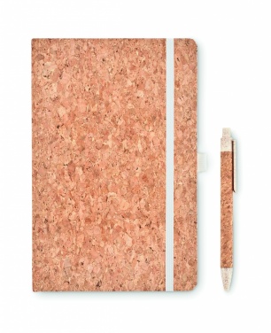 Logotrade reklamprodukter bild: A5 anteckningsbok och penna i k