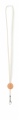 Logoband i bomull, Beige