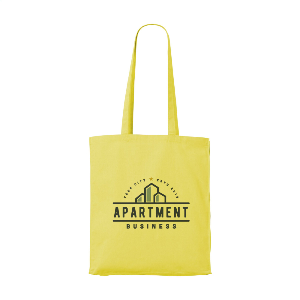 Logotrade profilprodukter bild: Color Square Bag (160 g/m²) bomullspåse