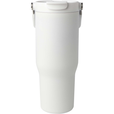 Logotrade reklamprodukter bild: Bronx 900 ml vakuumisolerad termos av koppar och RCS-certifierat återvunnet rostfritt stål med ett lock med dubbla funktioner