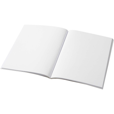 Logotrade presentreklam bild: Novella Austen A5 anteckningsbok med återvunnet mjukt omslag med kraftpapper, 50 ark