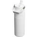 Stanley IceFlow™ 2.0 700 ml vattenflaska med flip-sugrör, Frostad vit