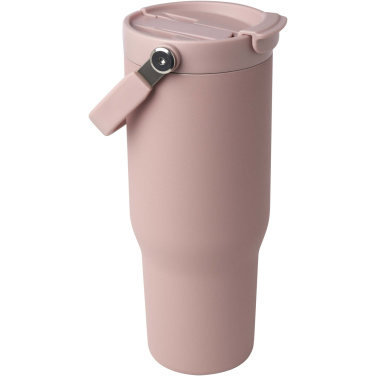 Logotrade presentreklam bild: Bronx 900 ml vakuumisolerad termos av koppar och RCS-certifierat återvunnet rostfritt stål med ett lock med dubbla funktioner