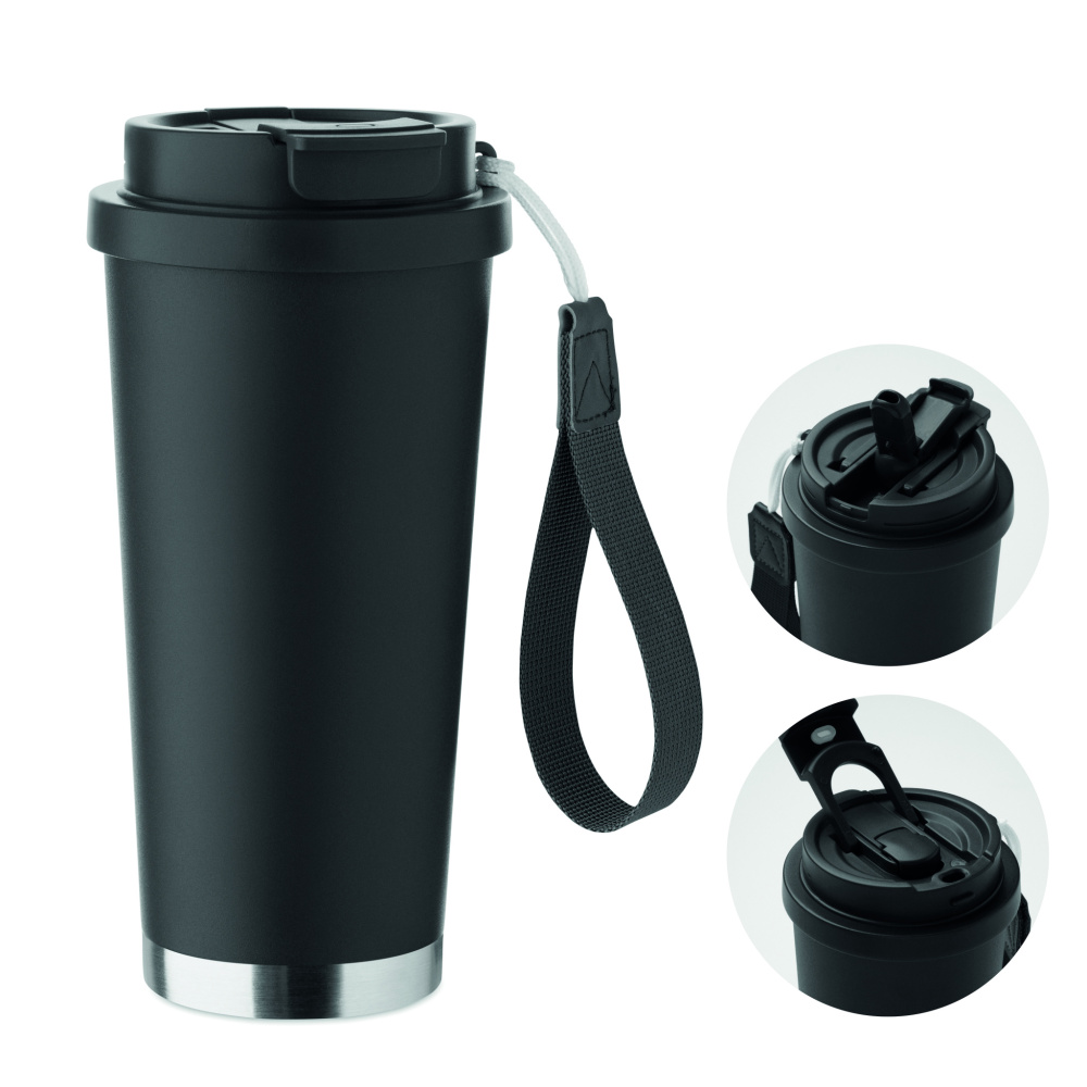 Logotrade kampanjprodukter bild: Mugg med dubbelvägg 500 ml