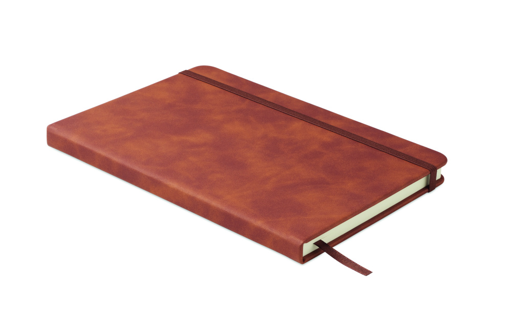 Logotrade reklamprodukter bild: A5 smokey PU anteckningsbok