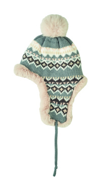 Logotrade presentreklam bild: Stickad mössa med öronlapp