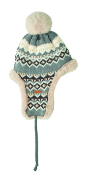 Logotrade reklamprodukter bild: Stickad mössa med öronlapp