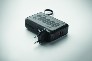 Logotrade presentreklam bild: Powerbank 20000 mAh i ABS