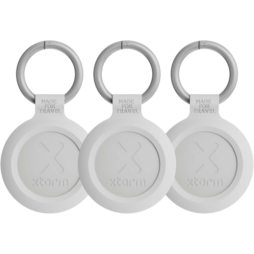 Logotrade profilprodukter bild: Xtorm XTAG2A 3-pack vattentålig tracker