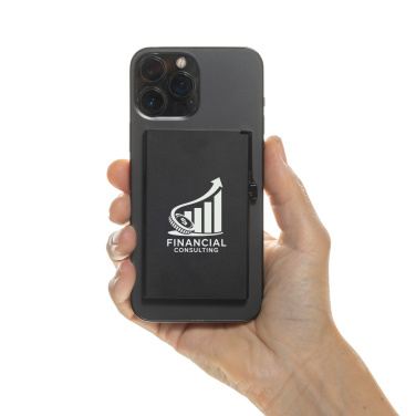 Logotrade profilprodukter bild: Standard aluminium RFID magnetiskt kortfodral för mobil
