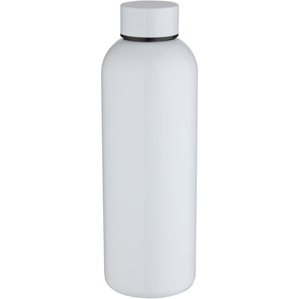 Logotrade profilprodukter bild: Spring 750 ml vattenflaska med enkelvägg tillverkad av RCS-certifierat rostfritt stål för sublimering