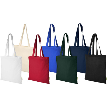 Logotrade reklamprodukter bild: Odisha 140 g/m² tygväska av ekologiskt OCS-material, 7 l