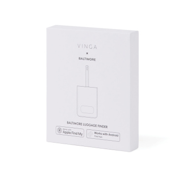 Logotrade profilprodukter bild: VINGA Baltimore RCS Luggage Tag With Finder Dual