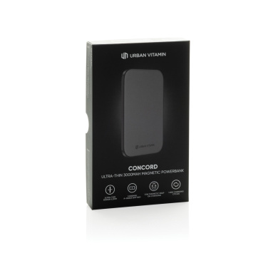 Logotrade kampanjprodukter bild: Urban Vitamin Concord RCS Ultratunn 3000 mAh powerbank